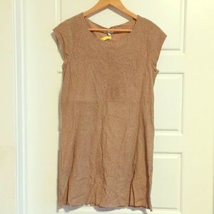 Suede mini dress!